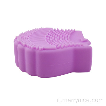 Detergente per la spazzola silicone a forma di mare